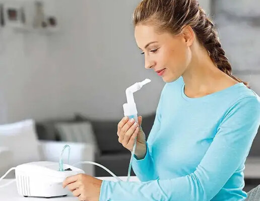 Як дихати через люльку небулайзера?