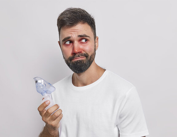 Коли не можна дихати через небулайзер?