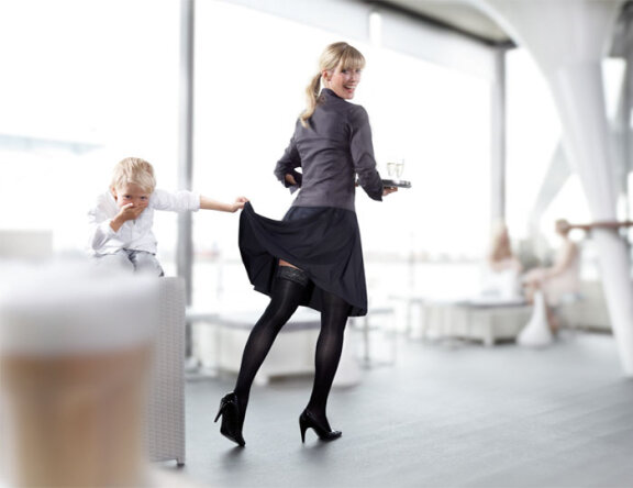 Как носить компрессионные чулки?